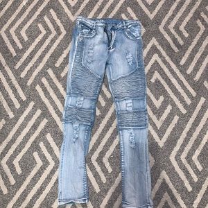 Size 34W blue denim jeans